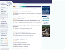 Tablet Screenshot of bdp-verband.org